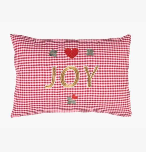 Joy koristetyyny punainen