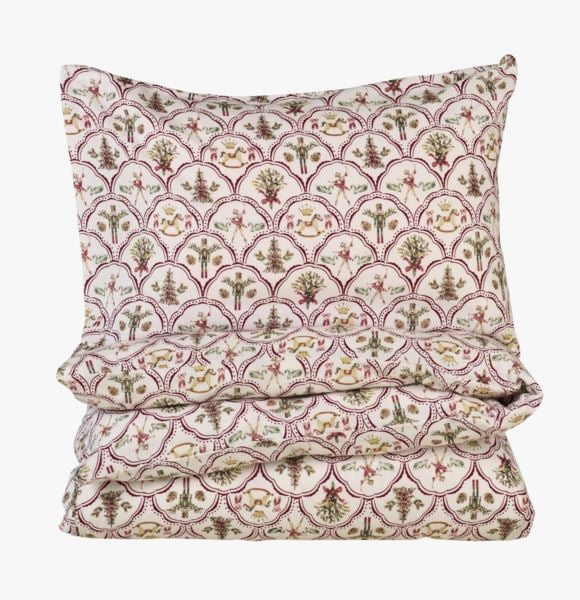 Fairytale flanellipussilakanasetti moniväri/punainen