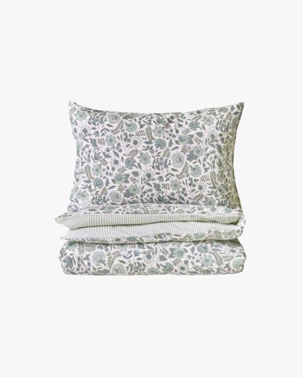 Carvan pussilakanasetti puuvillaa vihre&auml;