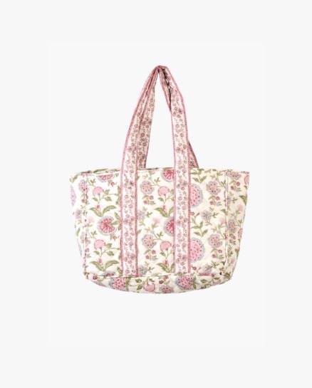 Amilia Petronella pieni kangaskassi moniv&auml;ri/roosa