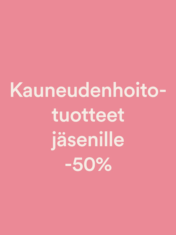 Kauneudenhoito j&auml;senille -50%