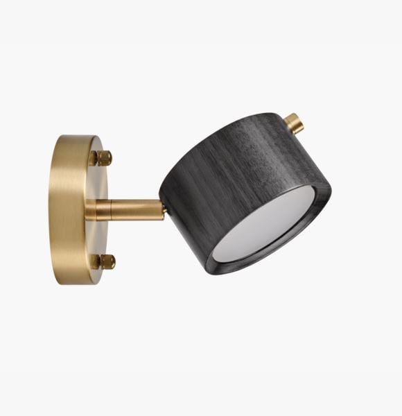 Sofia Piccola seinälamppu musta