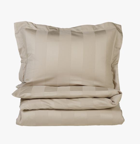 Birgitta pussilakanasetti satiinipuuvillaa vaalean beige