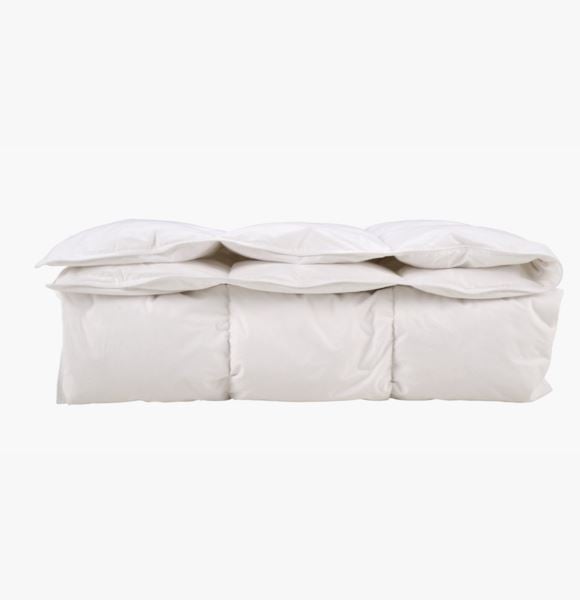 Ella ympäri vuoden käytettävä höyhen- ja untuvapeitto valkoinen