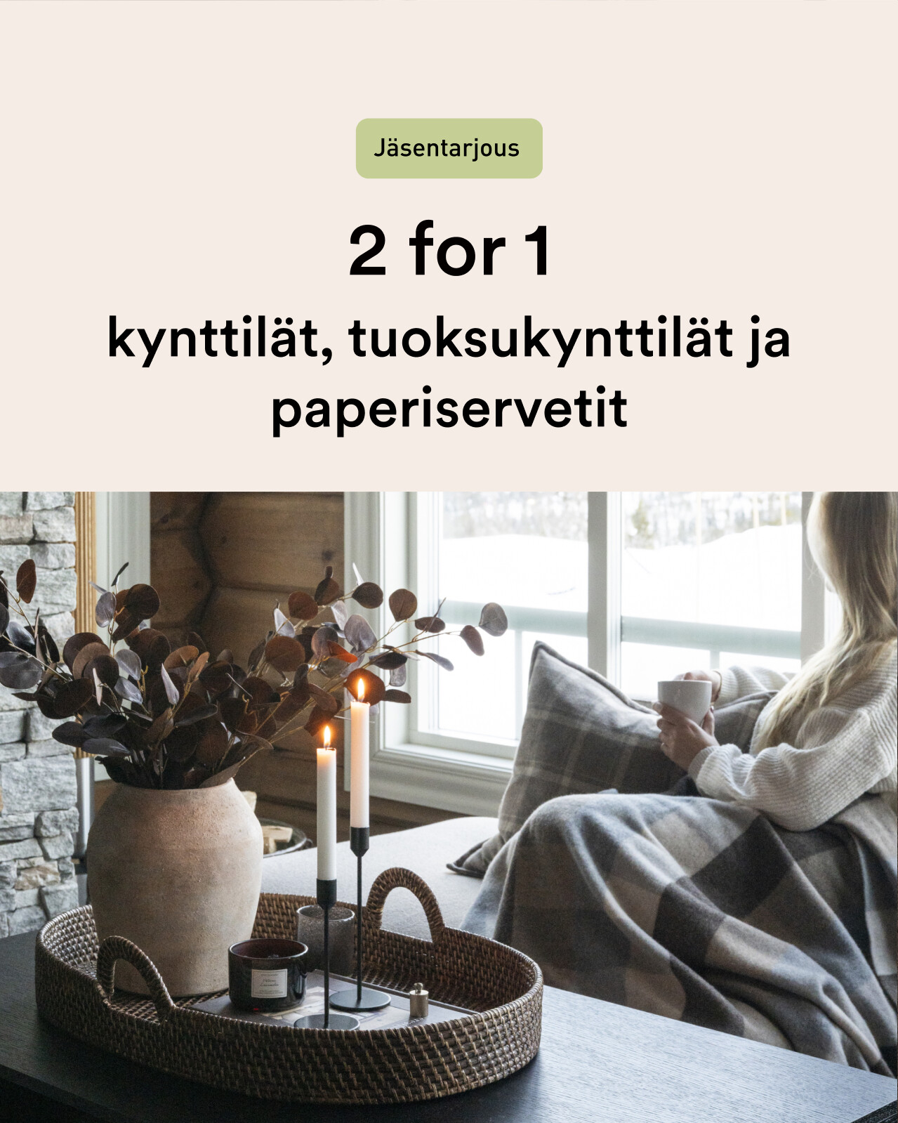 Kynttil&auml;t & servetit