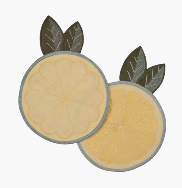 Lemon 2pk lasinalunen keltainen