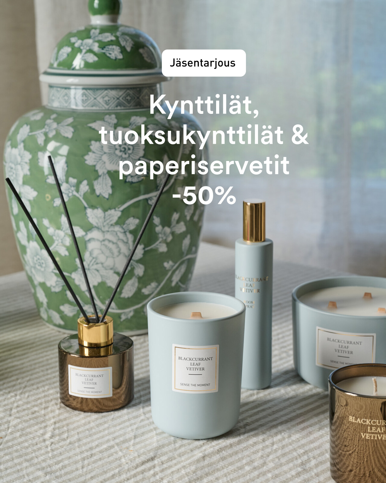 Kynttil&auml;t & servetit