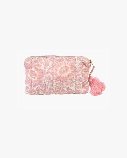 Anneli toilettilaukku moniv&auml;ri/roosa