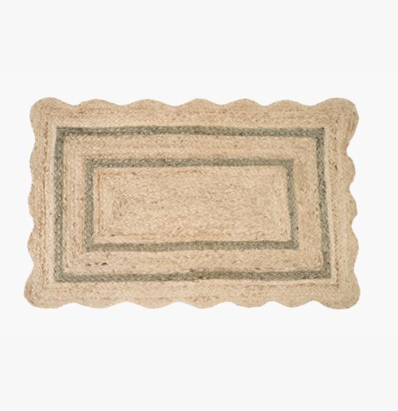 Scallop ovimatto oliivinvihreä