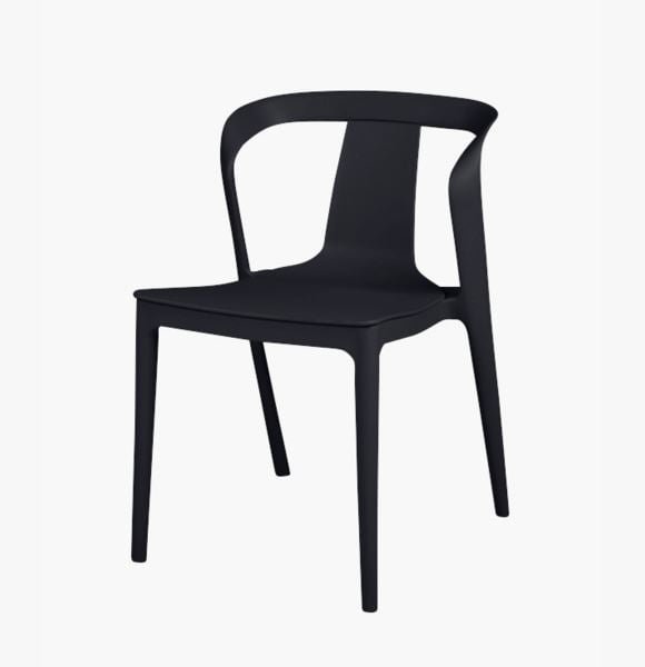 Vital puutarhatuoli musta