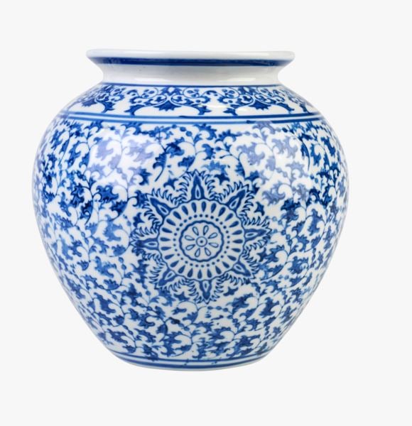 Elizabeth maljakko moniväri/sininen