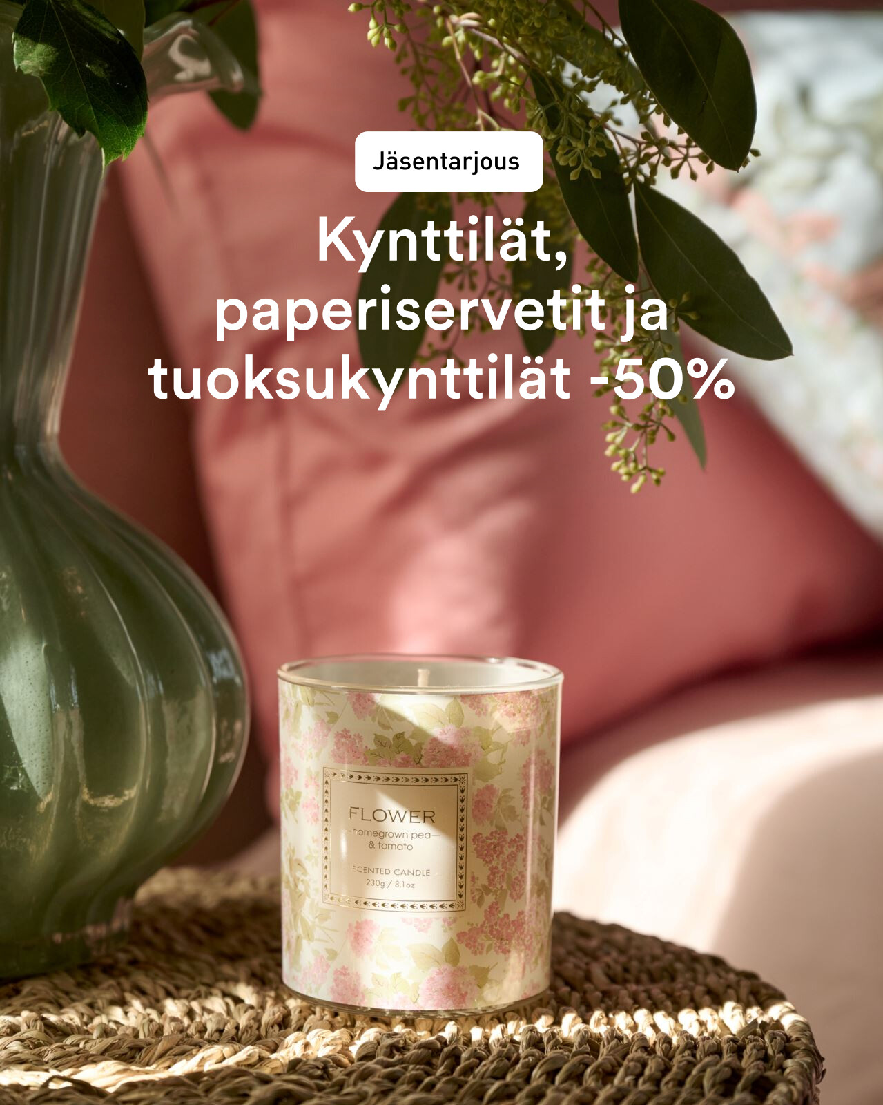 Kynttil&auml;t & servetit