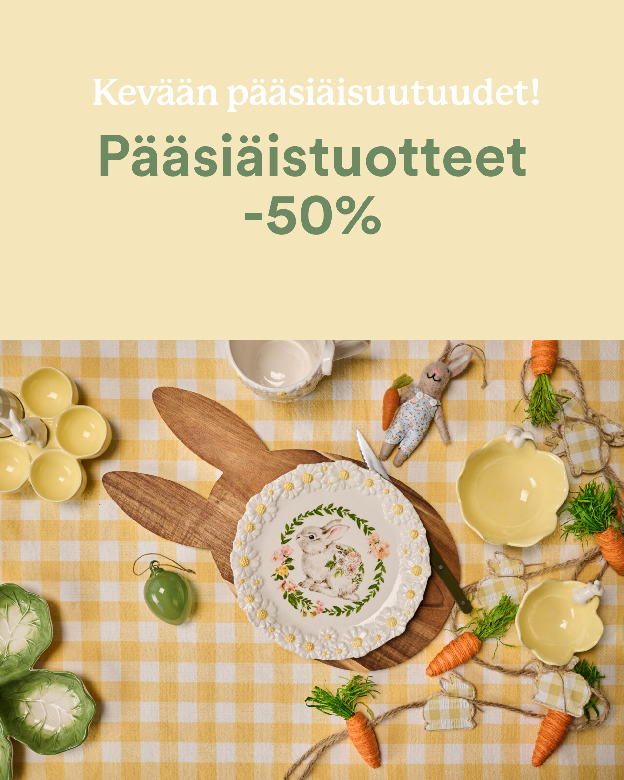 P&auml;&auml;si&auml;istuotteet -50%