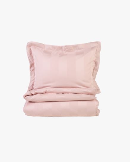 Birgitta pussilakanasetti satiinipuuvillaa puuteriroosa