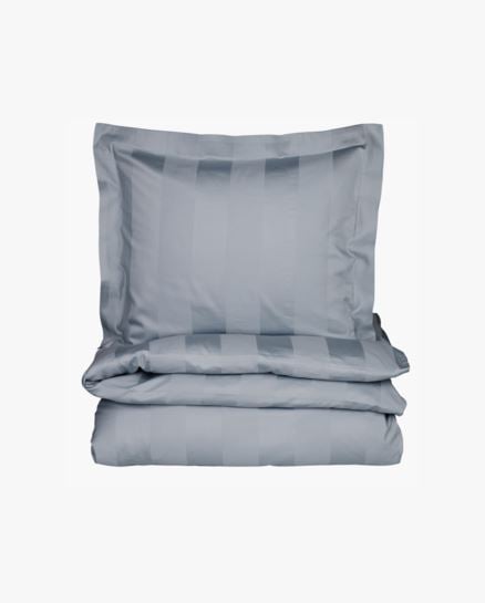 Birgitta pussilakanasetti satiinipuuvillaa sumuinen sininen