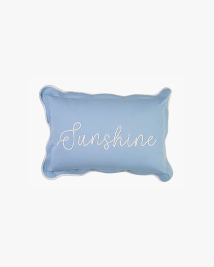 Sunshine koristetyyny vaaleansininen