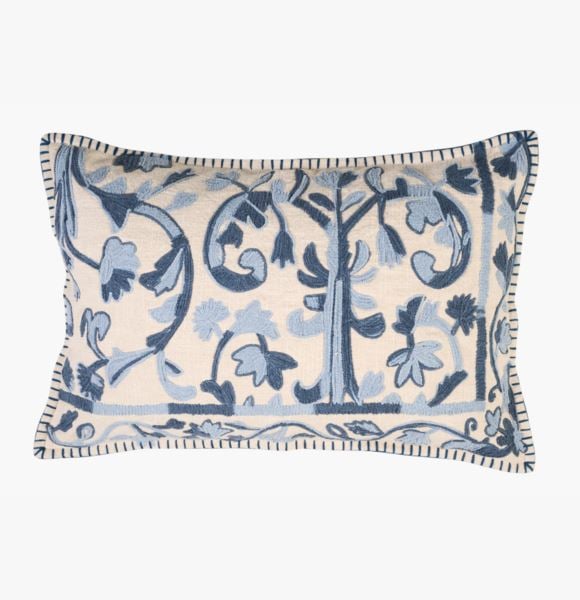 Camilla koristetyynynpäällinen sininen