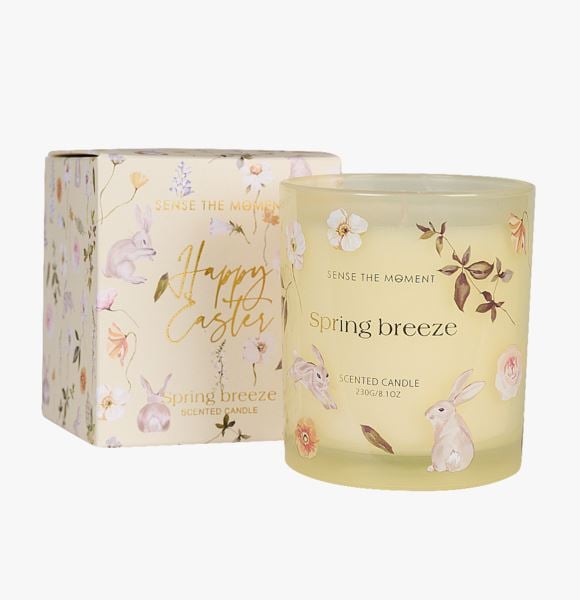 Sense Hare tuoksukynttilä moniväri/keltainen