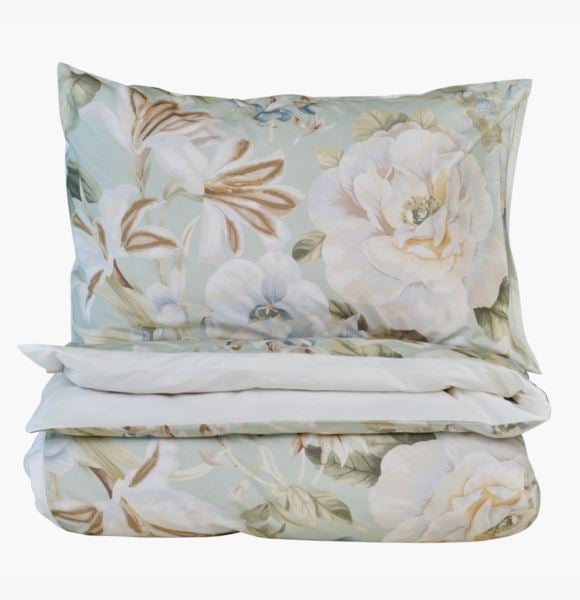 Angel pussilakanasetti percalea moniväri/vihreä