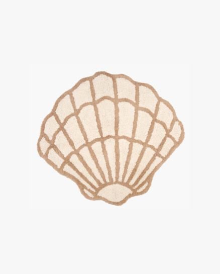 Sea Shell kylpyhuoneenmatto luonnonvalkoinen