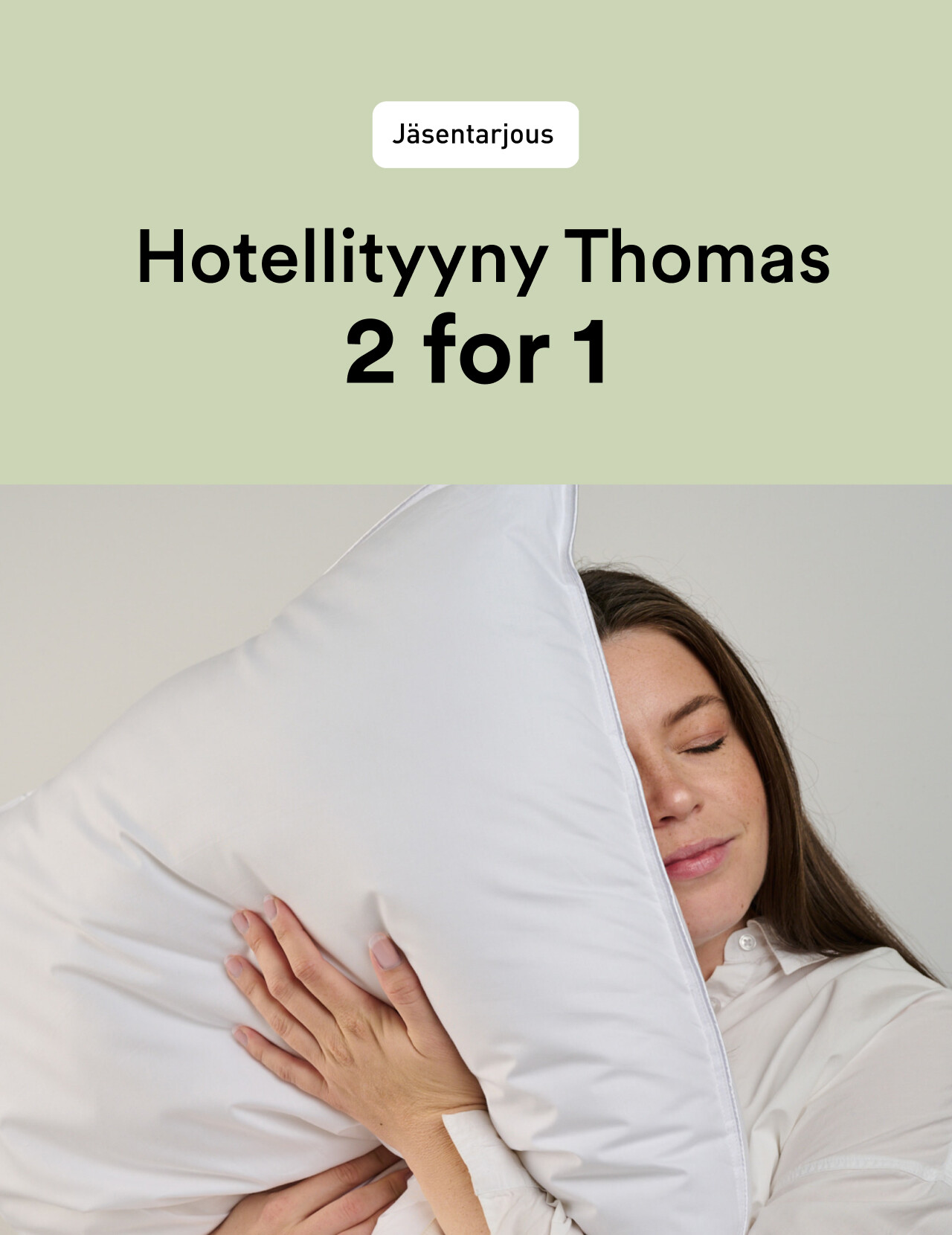 Thomas j&auml;ttikokoinen hotellityyny 2 for 1 - vain t&auml;m&auml;n viikon!