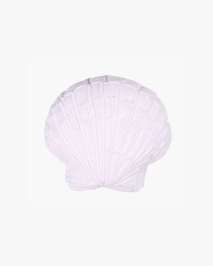 Seashell koristetyyny valkoinen