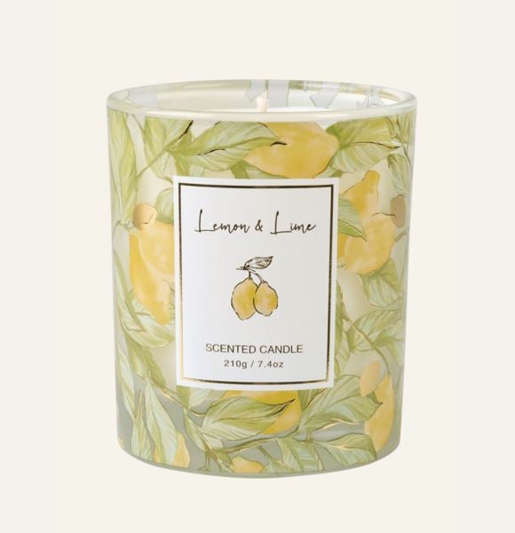 Sense Limonella tuoksukynttilä moniväri/keltainen