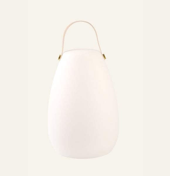 Alvara Ladattava pöytävalaisin vaalean beige