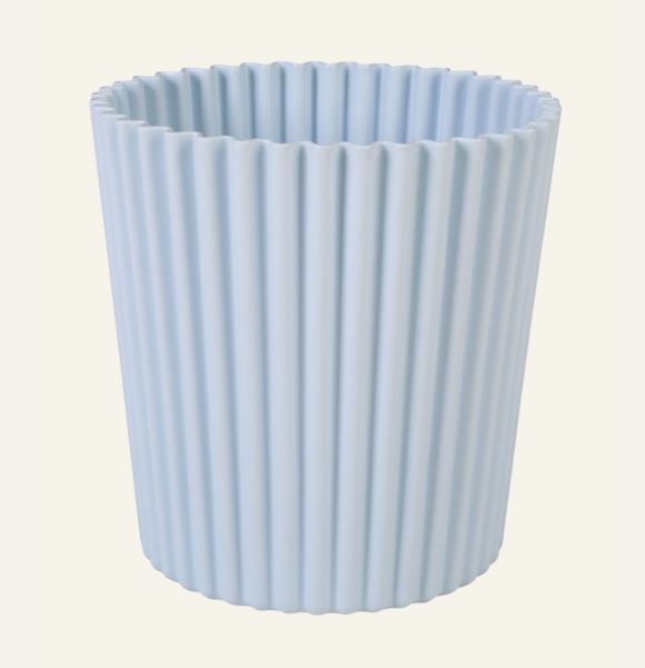 Vita ulkoruukku vaaleansininen