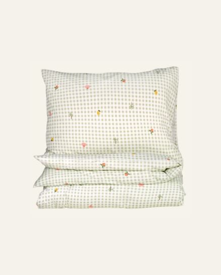 Nice day pussilakanasetti puuvillaa vihre&auml;