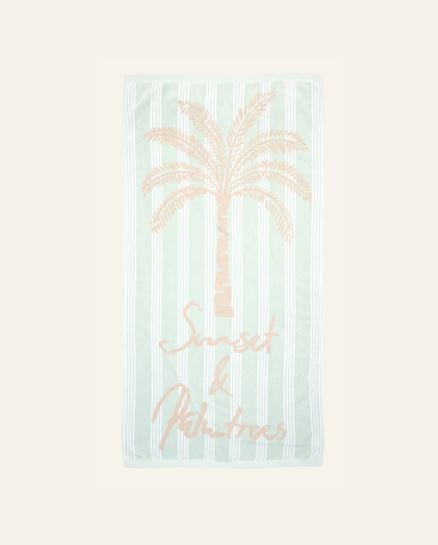 Palmtrees kylpypyyhe moniv&auml;ri/vihre&auml;