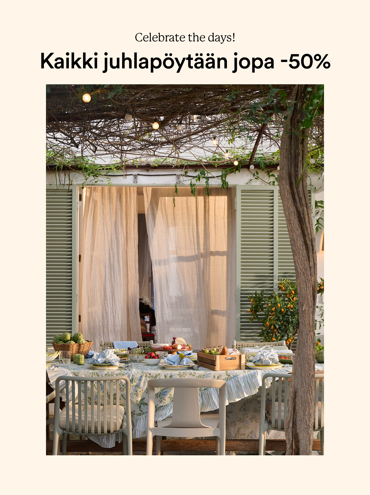 Kaikki juhlap&ouml;yt&auml;&auml;n