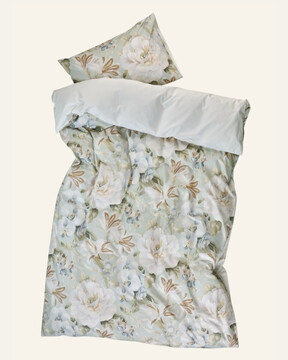 Angel pussilakanasetti percalea moniv&auml;ri/vihre&auml;