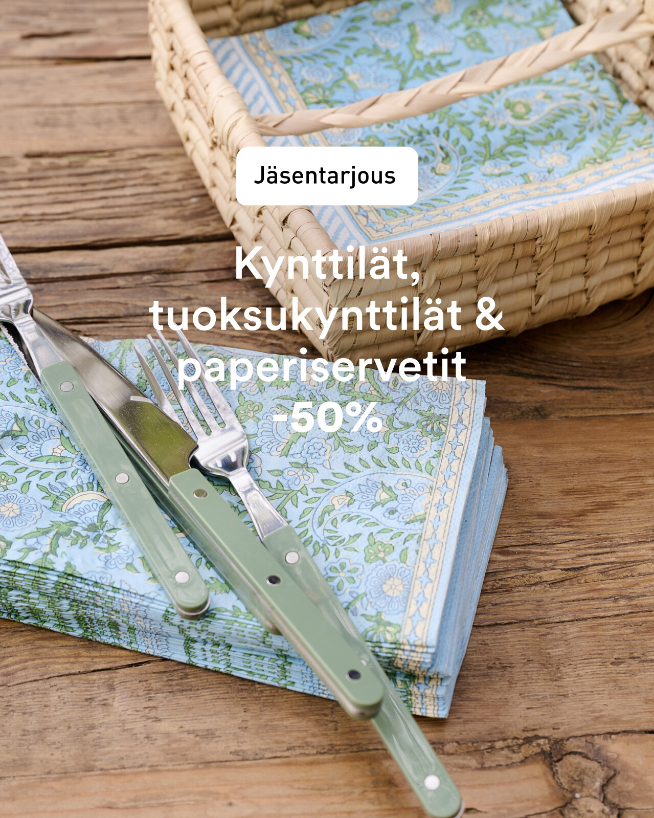 Kynttil&auml;t & servetit