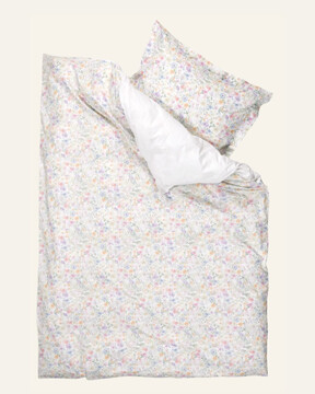 Flower Meadow pussilakanasetti percalea moniv&auml;ri