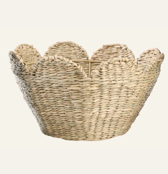 Fiona scallop kori vaalea luonnoväri