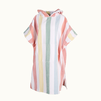 Cabana Stripe poncho