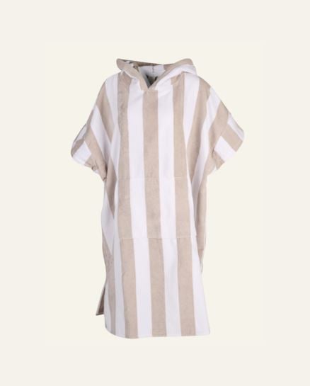 Cabana Stripe poncho moniv&auml;ri/beige