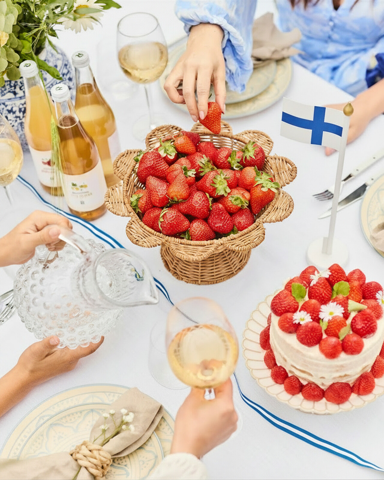 Kata n&auml;ytt&auml;v&auml; juhannuskattaus!