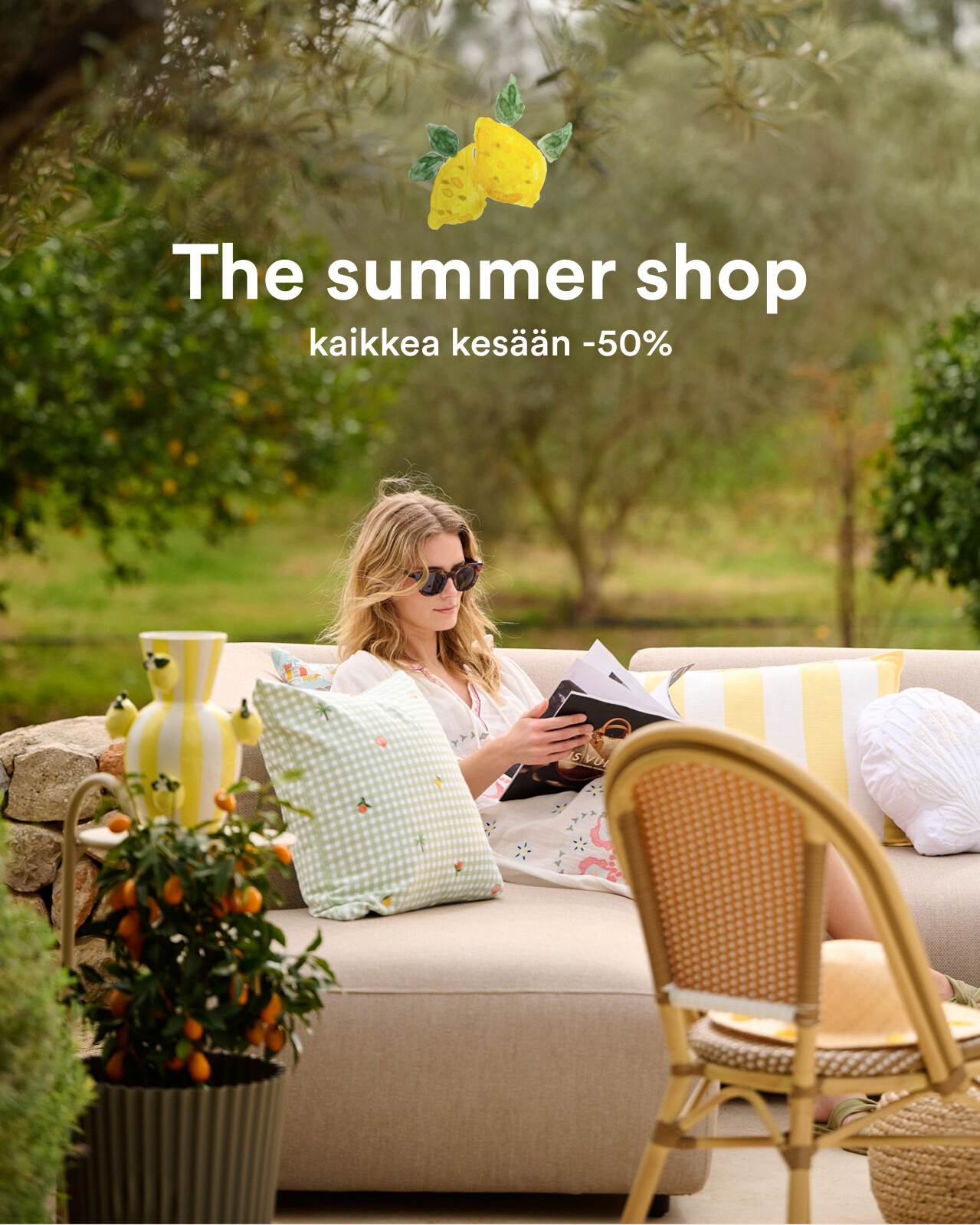 The summer shop - kaikkea kes&auml;&auml;n -50%!