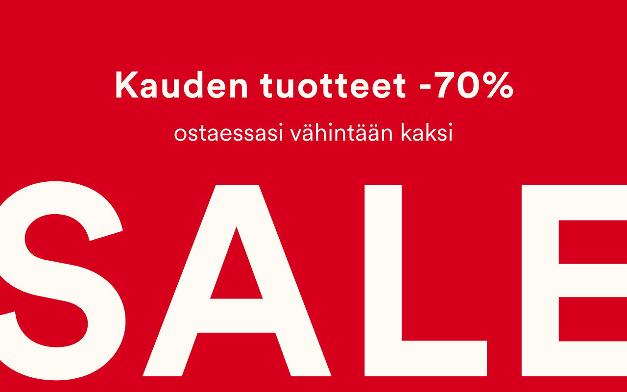 Kauden tuotteet -70%