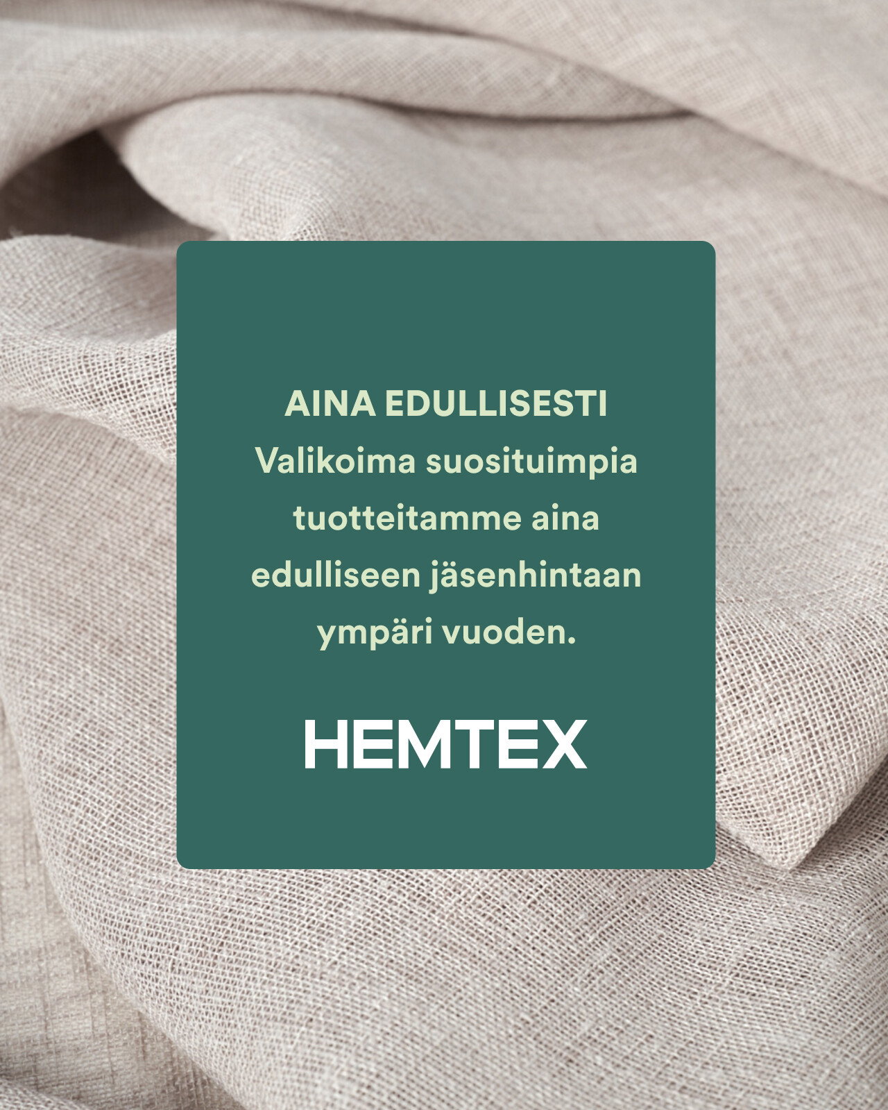 Aina edullisesti