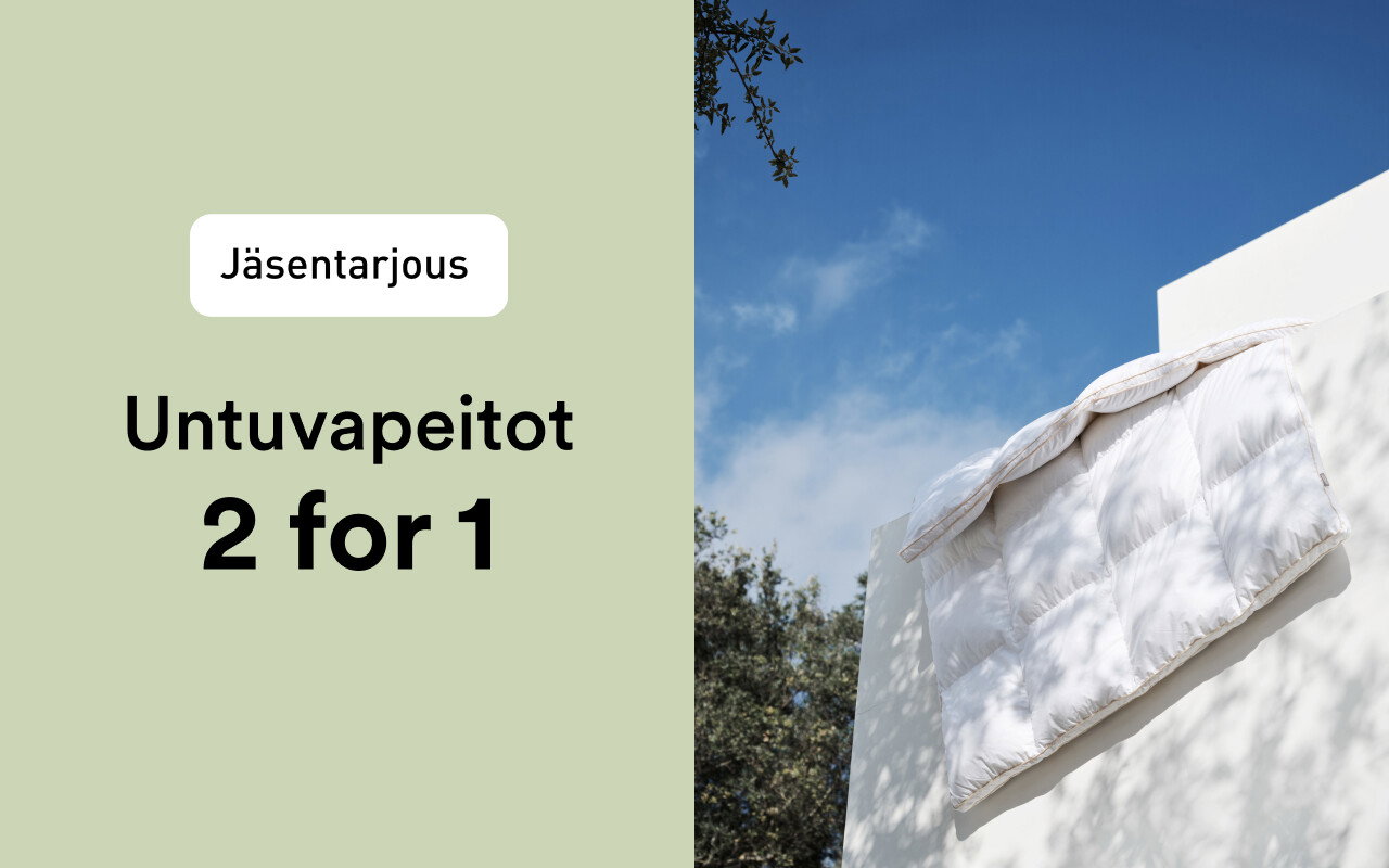 Osta untuvapeitot 2 for 1