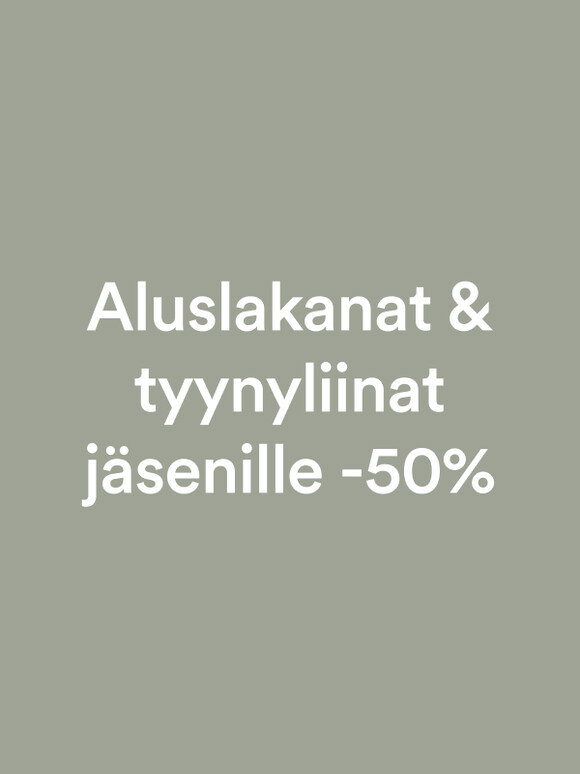 Aluslakanat & tyynyliinat