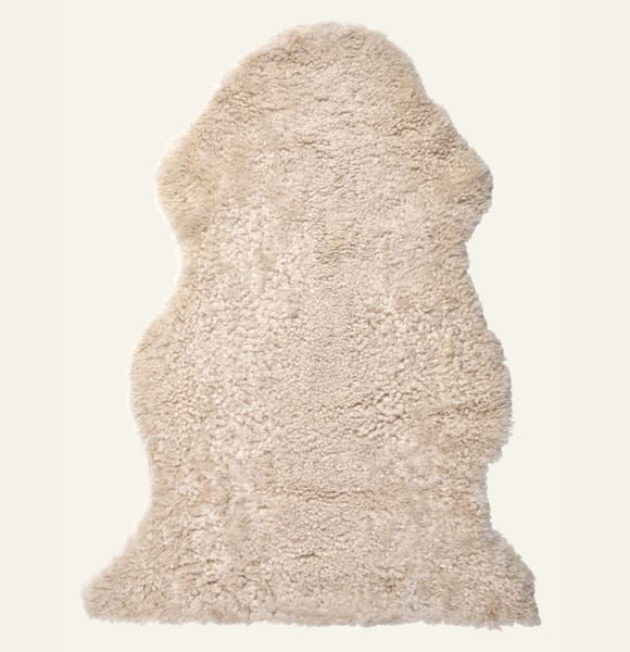 Curly lampaantalja luonnonväri
