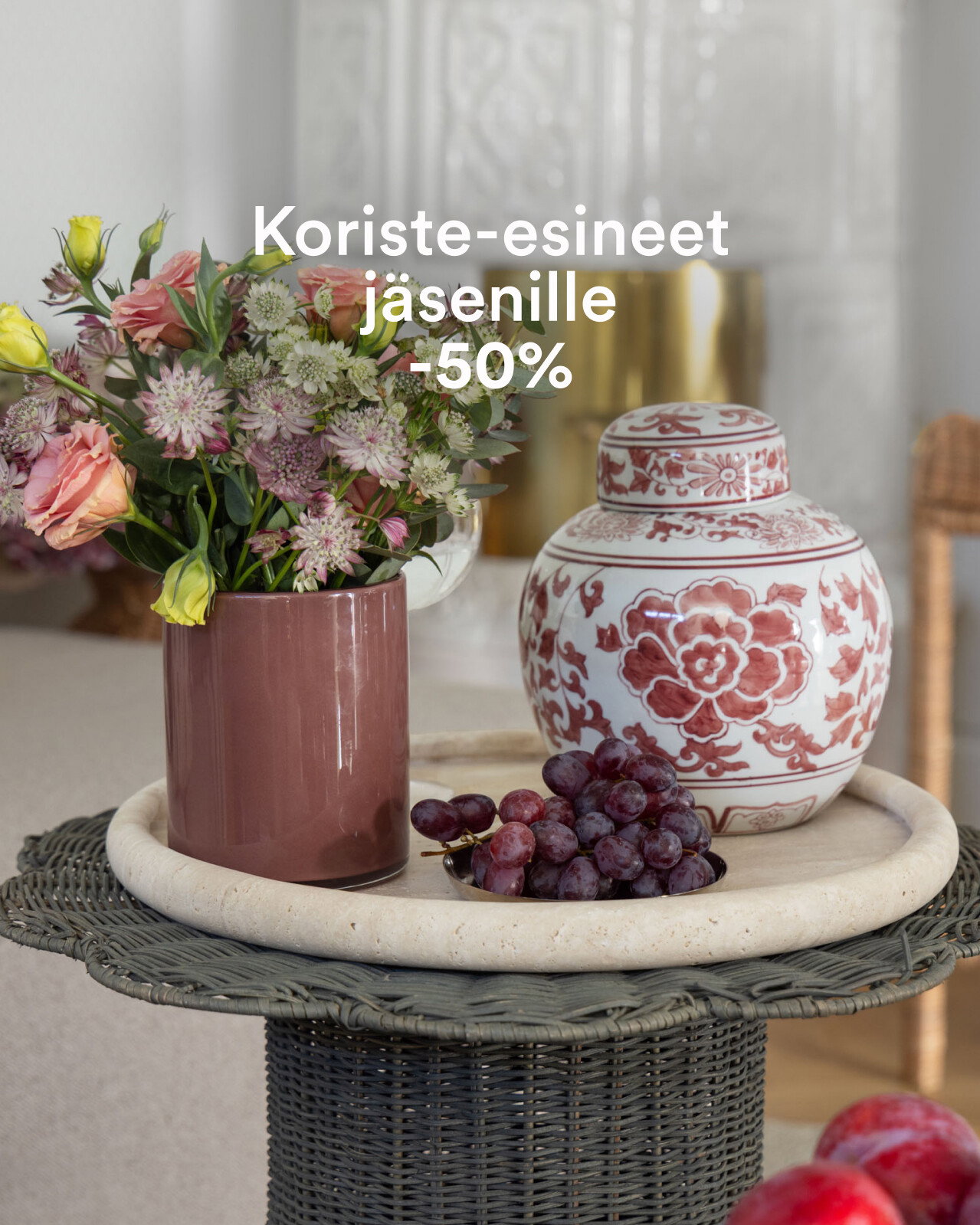 Koriste-esineet -50%