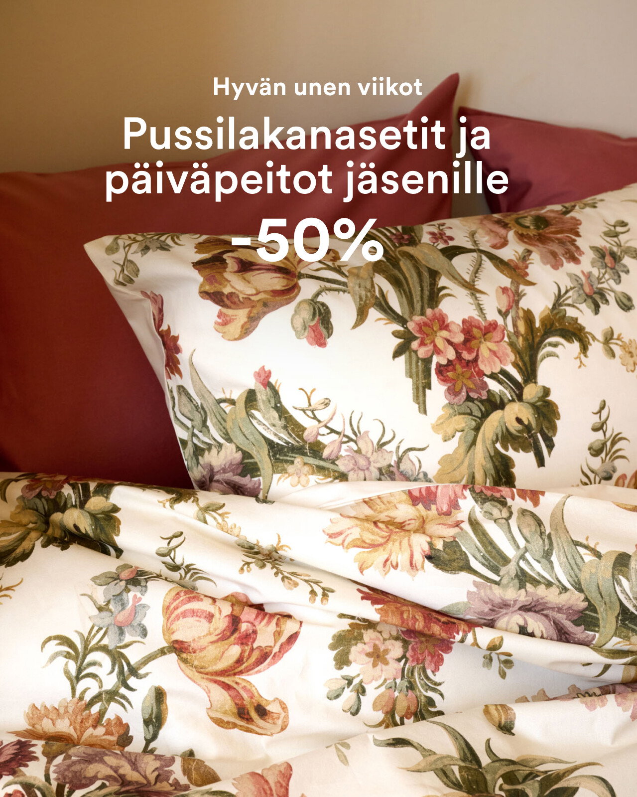Makuuhuone - kaikkea petaukseen j&auml;senille -50%