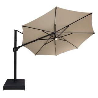 Silhouette Outdoor Cantilever Umbrella - #ac9a83 Taupe