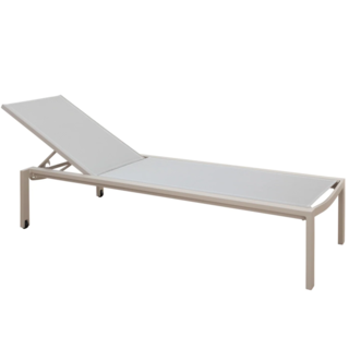 Capri Outdoor Stackable Lounger - #c5beb7 Safari