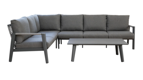 Vista Corner Sofa Set - #979596 Granite